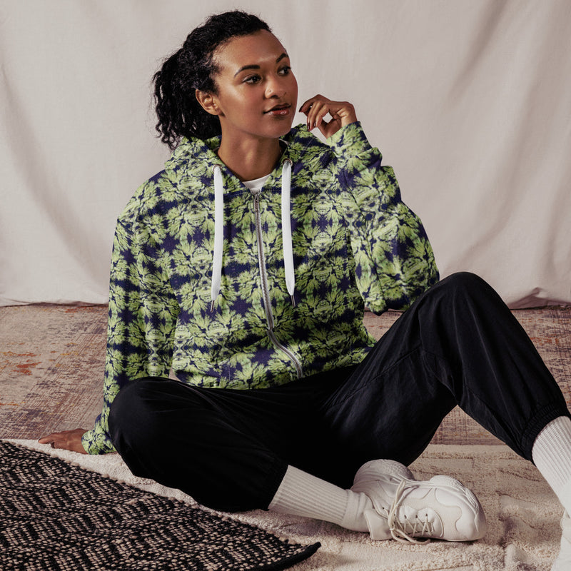 Lovin Lichen Zip Hoodie | Queer Nature Art