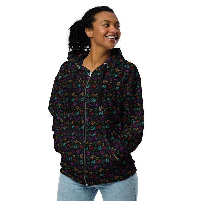 Come As You Are Zip Hoodie | Queer Affirming Apparel