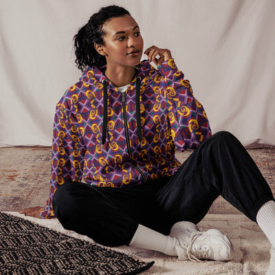 Yansa Gathers Zip Hoodie | Black Queer Art