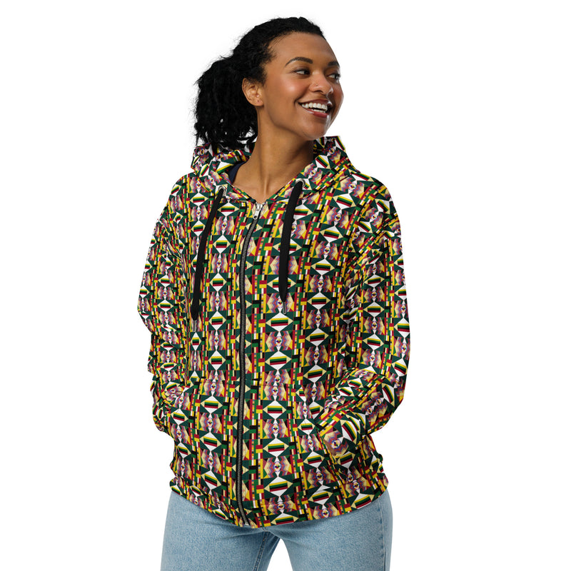 UNTI Zip Hoodie | Black Queer Art