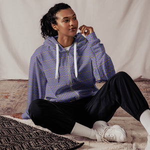 Lavender Love Zip Hoodie | Queer Art & Black Pride