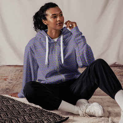 Lavender Love Zip Hoodie | Queer Art & Black Pride