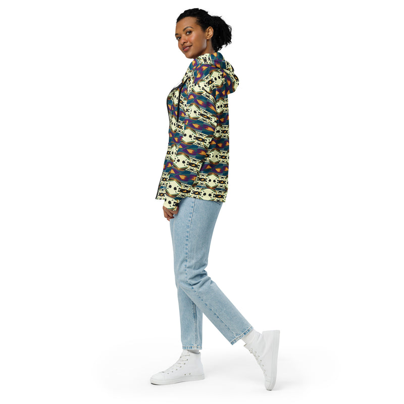 Spider Granma's Love Village Zip Hoodie | Afrocentric & Queer Art