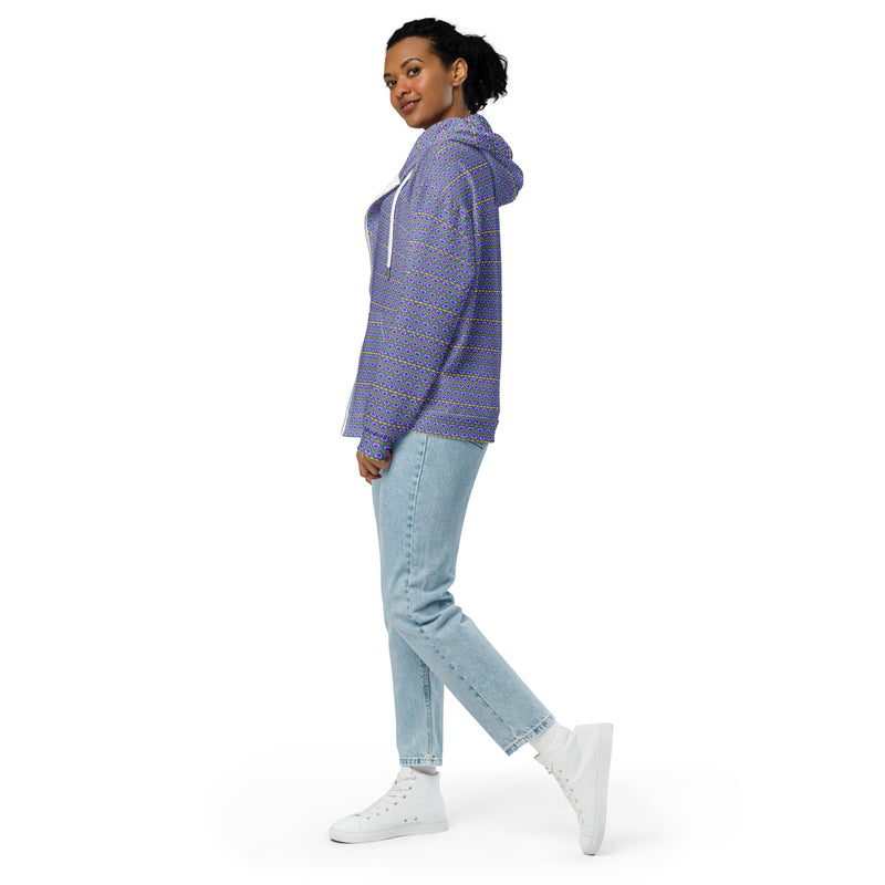 Lavender Love Zip Hoodie | Queer Art & Black Pride