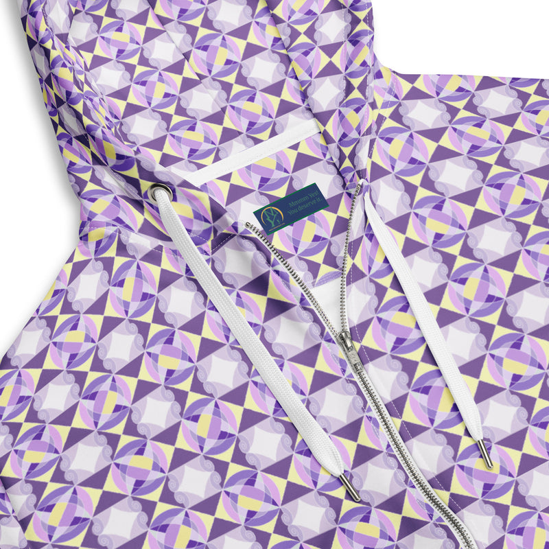 Oba Moro Pathways Zip Hoodie | Afrocentric Pride