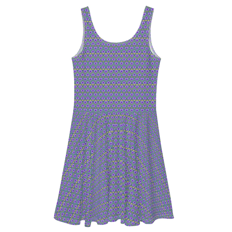 Lavender Love Skater Dress | Queer Art & Black Pride Fashion