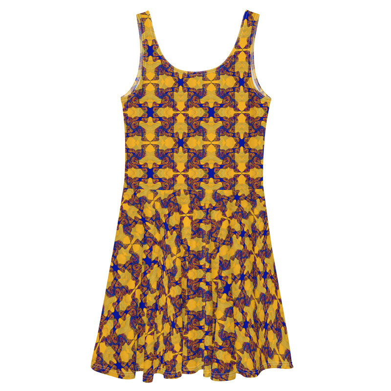 Hot Wata Skater Dress | Oshun Orisha Art