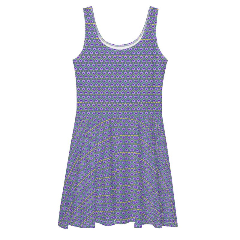 Lavender Love Skater Dress | Queer Art & Black Pride Fashion