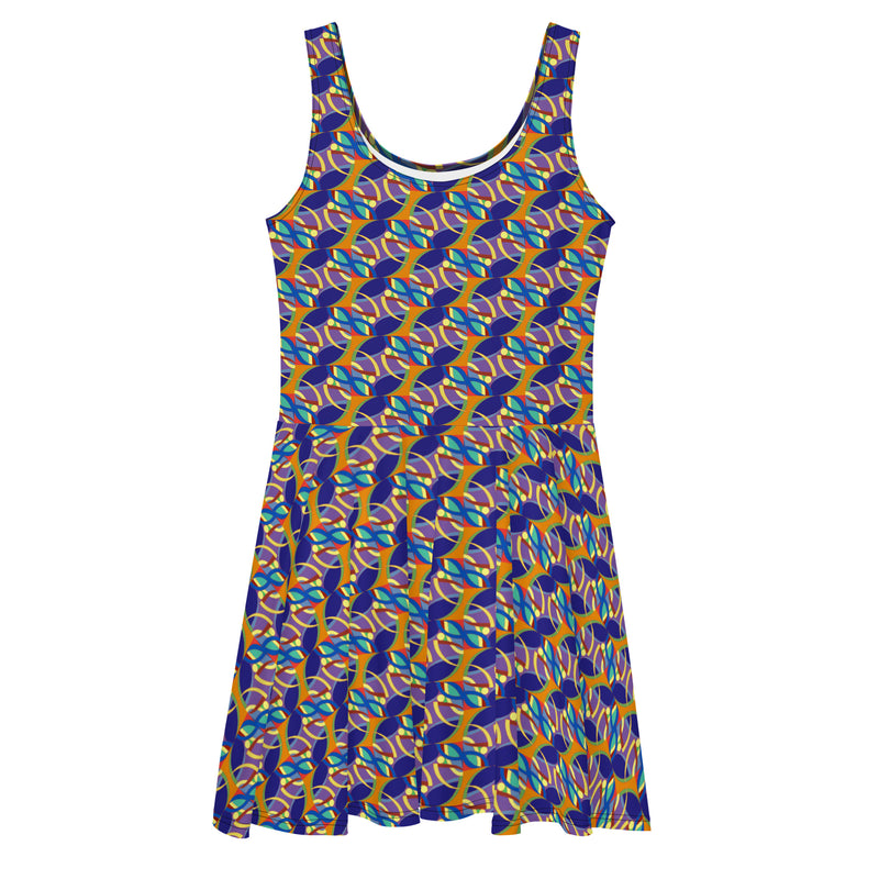 Nana's Strands Skater Dress | Black Heritage Fashion