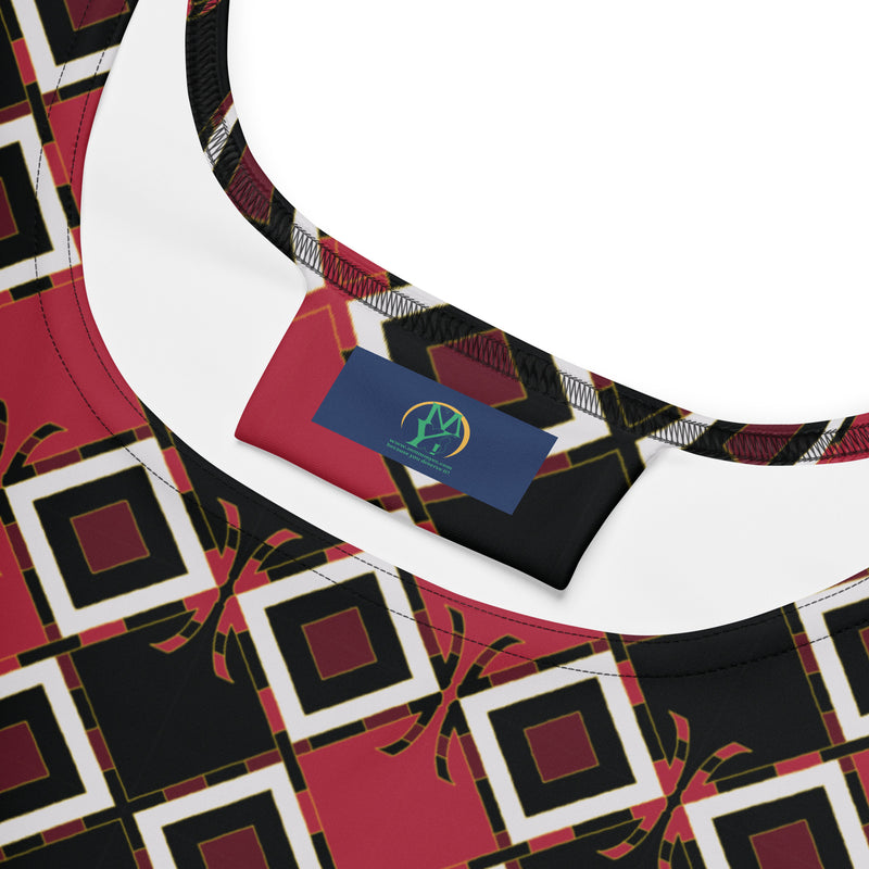 Garabato Pathways Skater Dress | Afrocentric Fashion