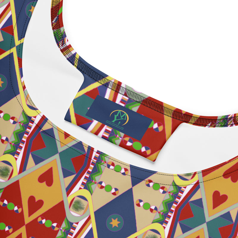 Egun Illuminations Skater Dress | Yoruba Ancestor Veneration