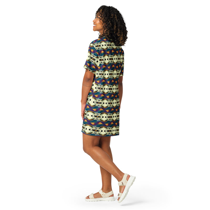 Spider Granma's Love Village T-Shirt Dress | Black Family Heritage