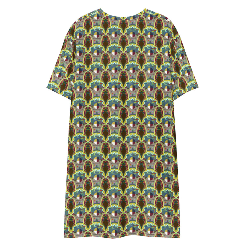 A Cellular Womb-In T-Shirt Dress | Black Queer Art