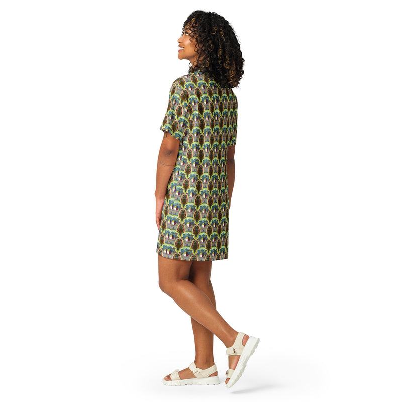 A Cellular Womb-In T-Shirt Dress | Black Queer Art