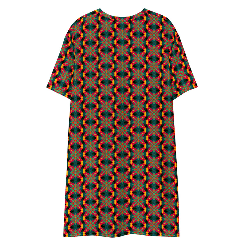 Spiritual Science T-Shirt Dress | Black Spiritual Art