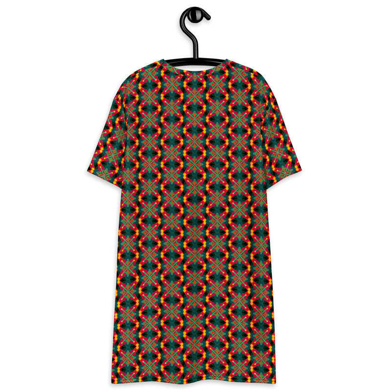 Spiritual Science T-Shirt Dress | Black Spiritual Art