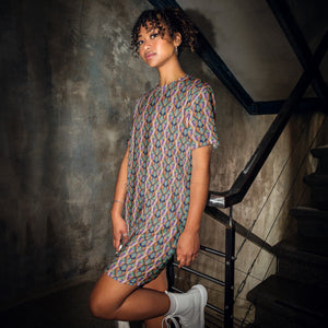 Opening The Worlds T-Shirt Dress | Queer Art & Black Pride
