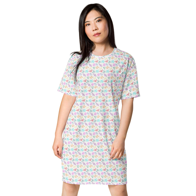 Come As You Are (Light) T-Shirt Dress | LGBTQ+ Pride Apparel
