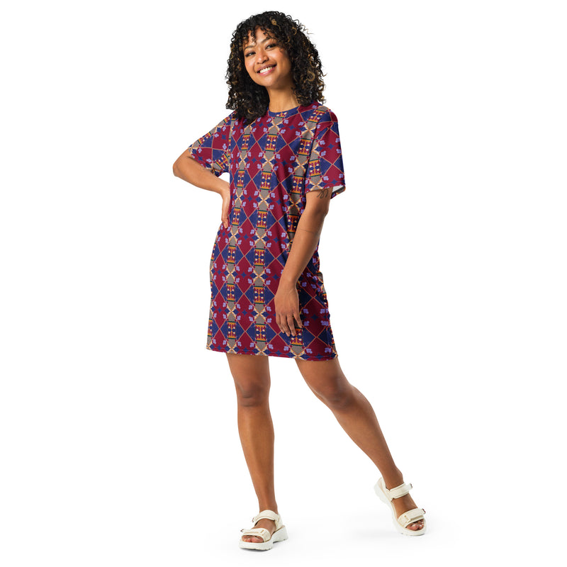 Ujamaa T-Shirt Dress | Kwanzaa & Black Pride Fashion