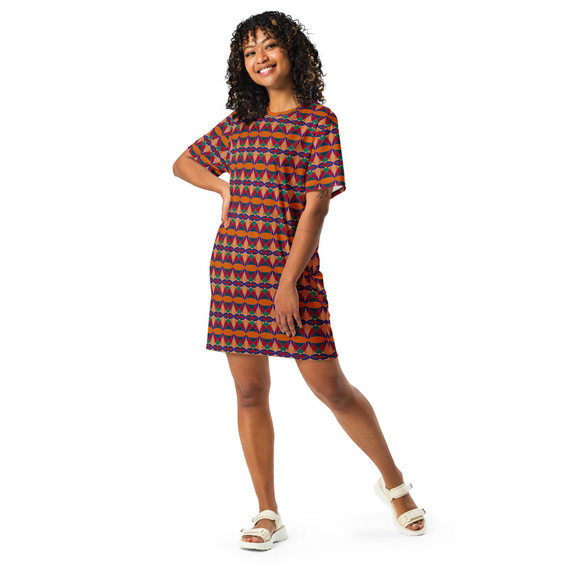 Ujima T-Shirt Dress | Black & LGBTQ+ Kwanzaa Fashion