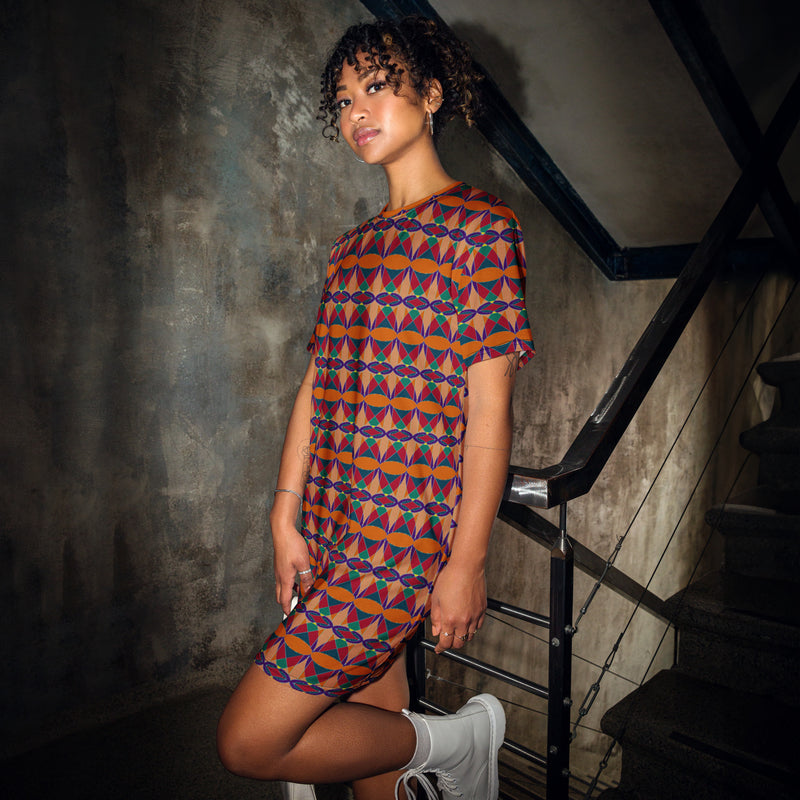 Ujima T-Shirt Dress | Black & LGBTQ+ Kwanzaa Fashion