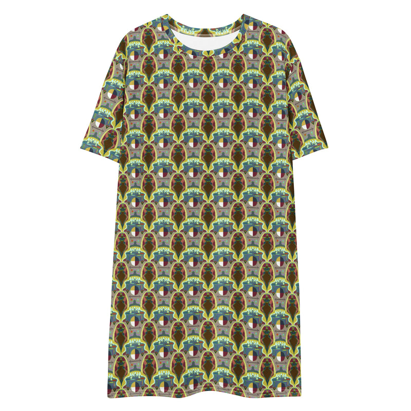 A Cellular Womb-In T-Shirt Dress | Black Queer Art
