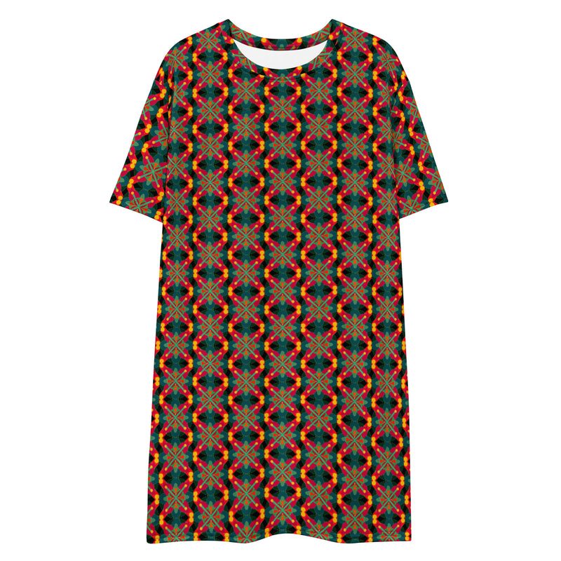 Spiritual Science T-Shirt Dress | Black Spiritual Art