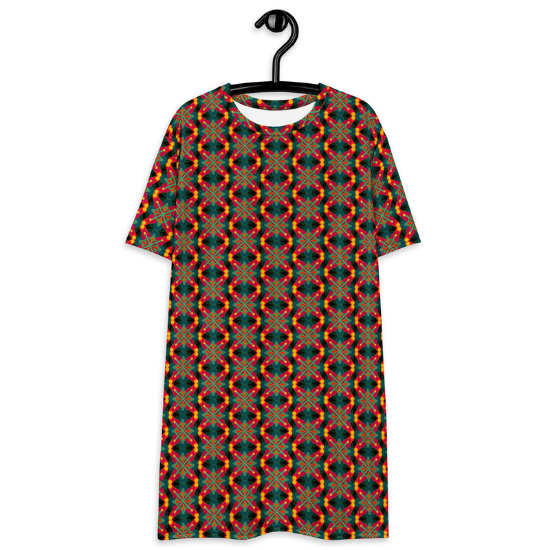 Spiritual Science T-Shirt Dress | Black Spiritual Art