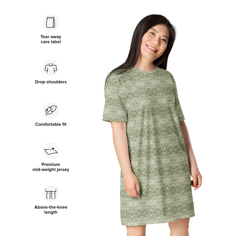 Spanish Moss T-Shirt Dress | Southern Gothic Queer Art