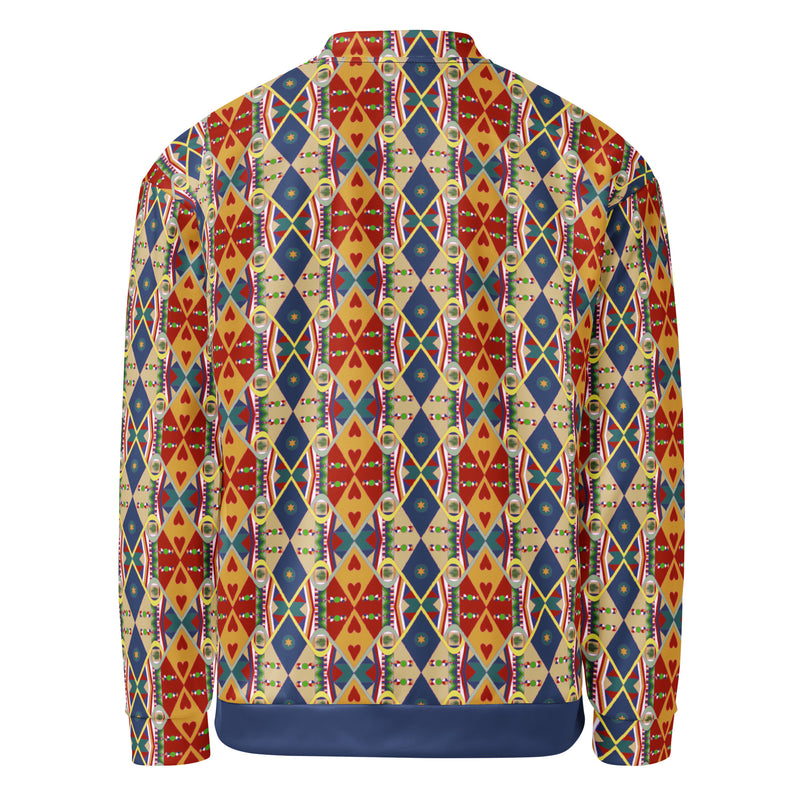 Egun Illuminations Bomber Jacket | Yoruba Spirituality Art