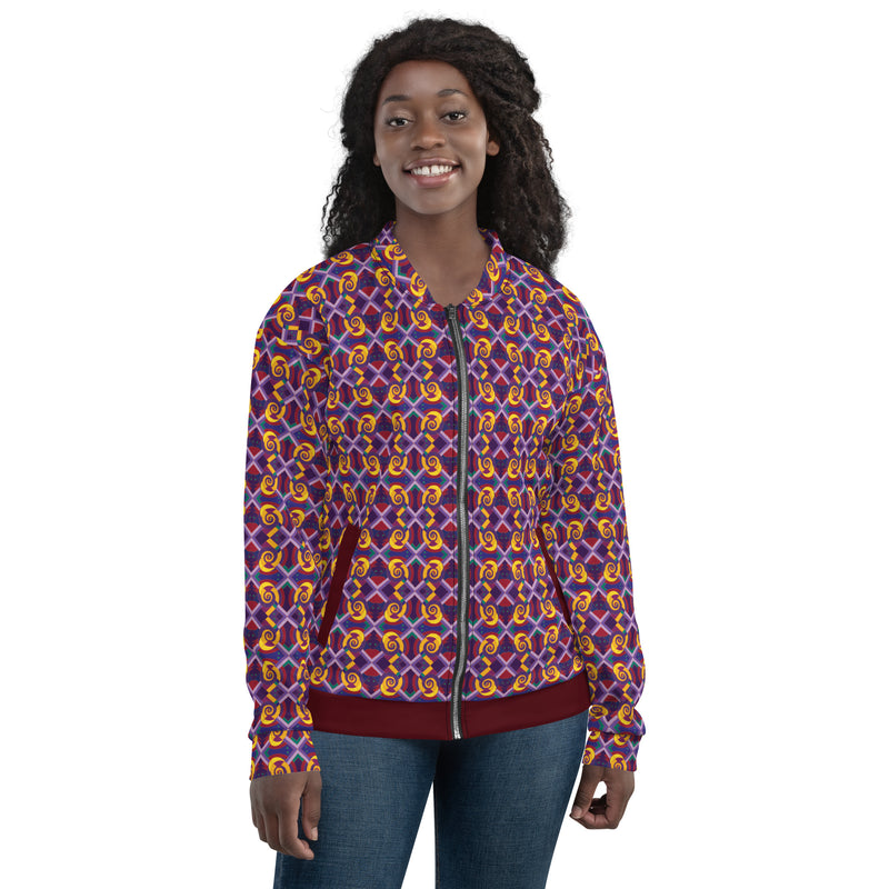 Yansa Gathers Bomber Jacket | Afrocentric Orisha Fashion