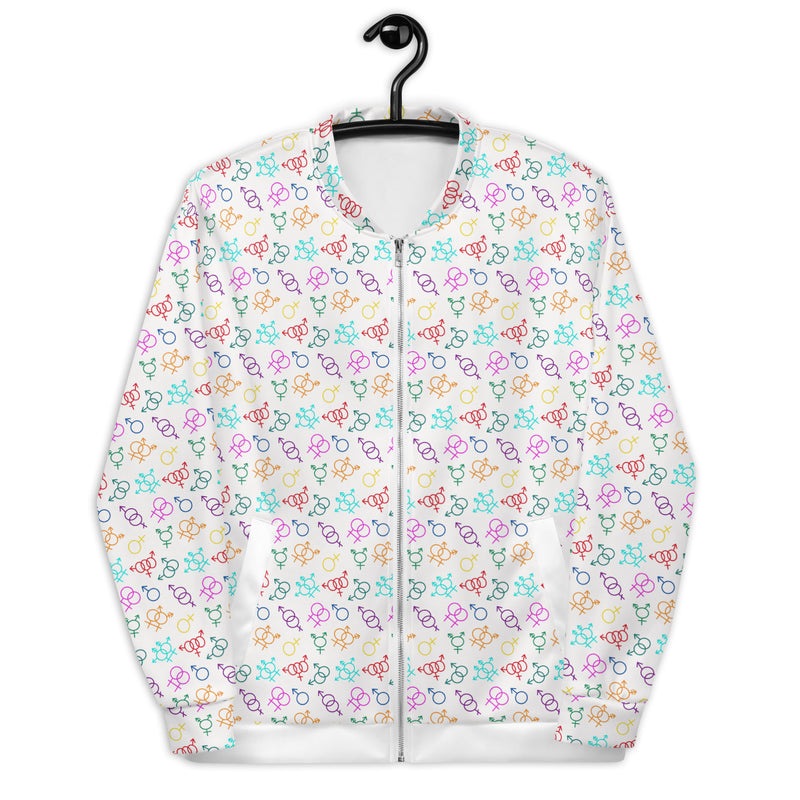 Come As You Are (Light) Bomber Jacket | Queer Art