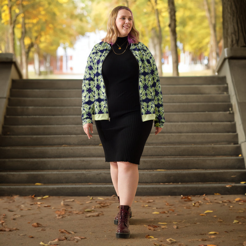 Lovin Lichen Bomber Jacket | Queer Nature Art