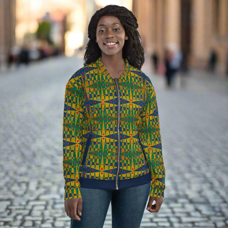 Pitti Pat To Market Bomber Jacket | Afrocentric Fashion