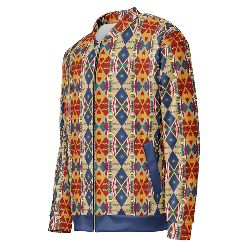 Egun Illuminations Bomber Jacket | Yoruba Spirituality Art