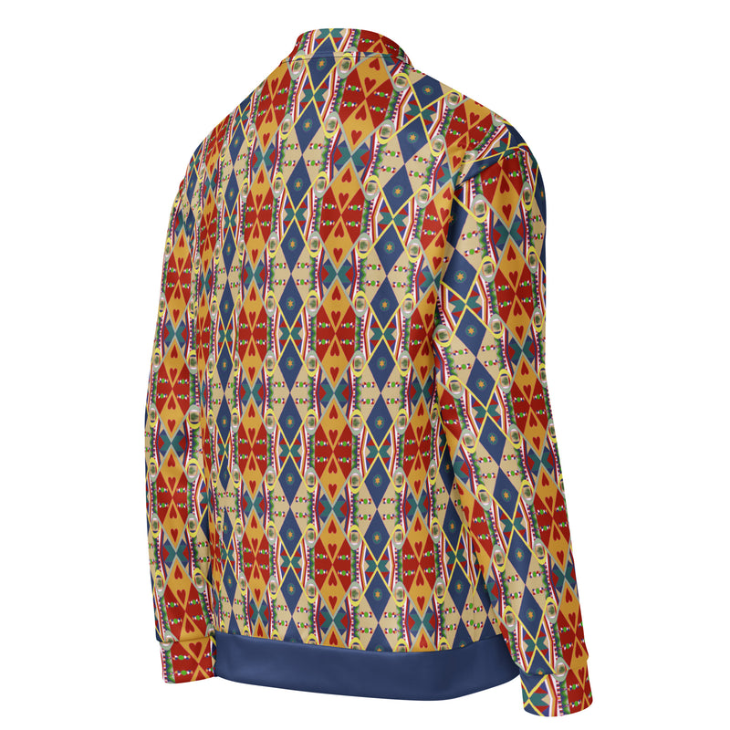 Egun Illuminations Bomber Jacket | Yoruba Spirituality Art
