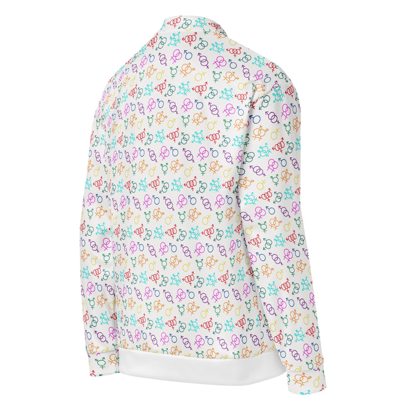Come As You Are (Light) Bomber Jacket | Queer Art