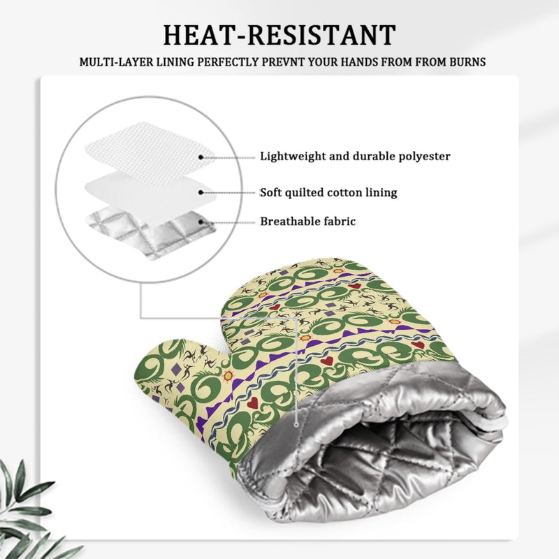 Cave Songs Silicone Oven Mitts
