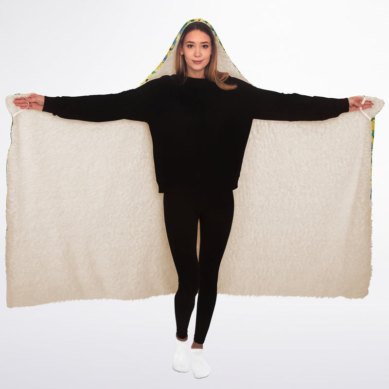 The Susans Party Hooded Sherpa Blanket