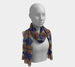 Vibing On The Wavelength Long Scarf | Queer Art