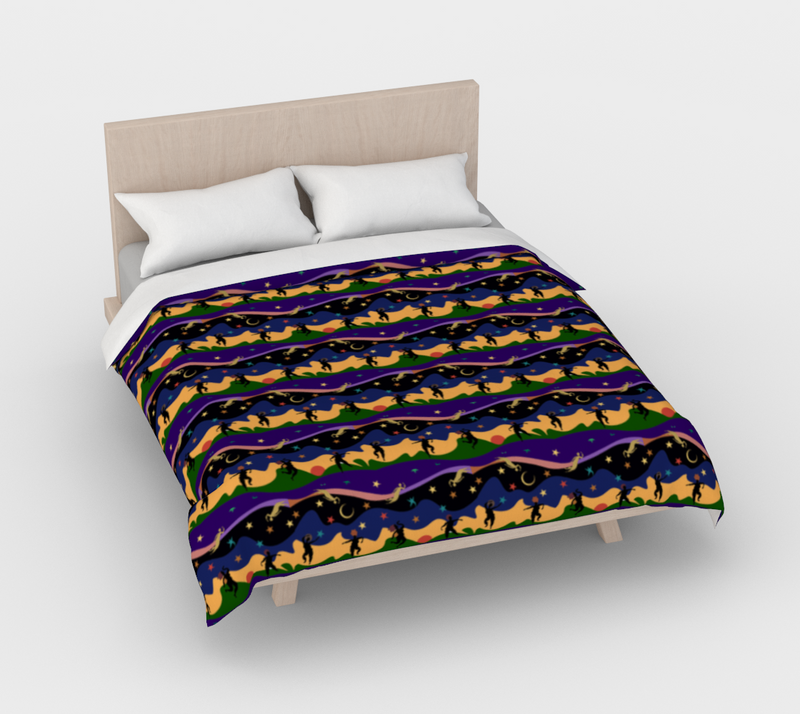 Autumn Dancers Duvet Cover