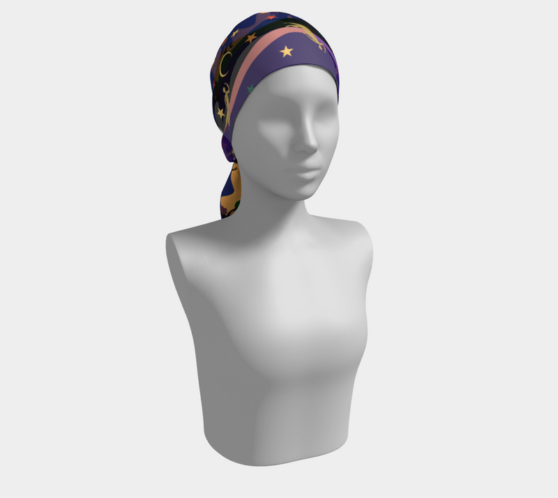 Autumn Dancers Long Scarf | Afrocentric Fall Fashion