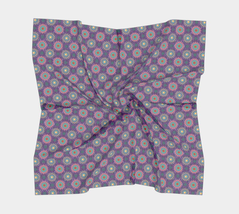 Bonfire Night Square Scarf | Black Queer Art