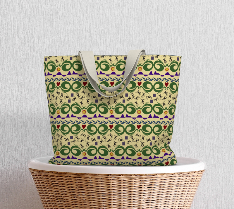 Cave Songs Large Tote Bag | Black Queer Art