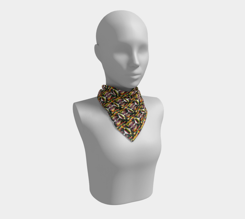 UNTI Square Silk Scarf | Black Queer Art