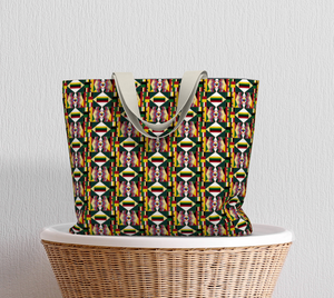 UNTI Large Tote Bag | Afrocentric Market Bag