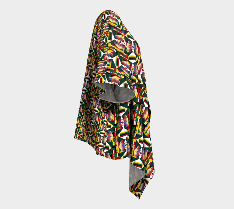 UNTI Draped Kimono | Black Queer Art