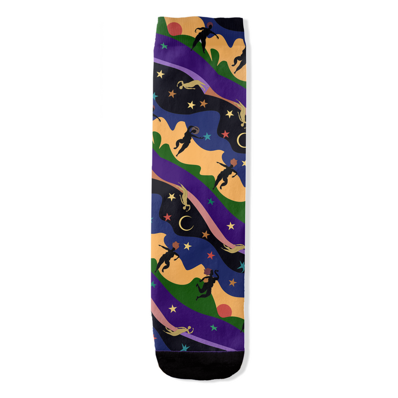 Autumn Dancers Socks | Black Joy & Queer Art