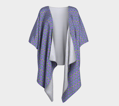 Lavender Love Draped Kimono | Queer Art & Black Pride