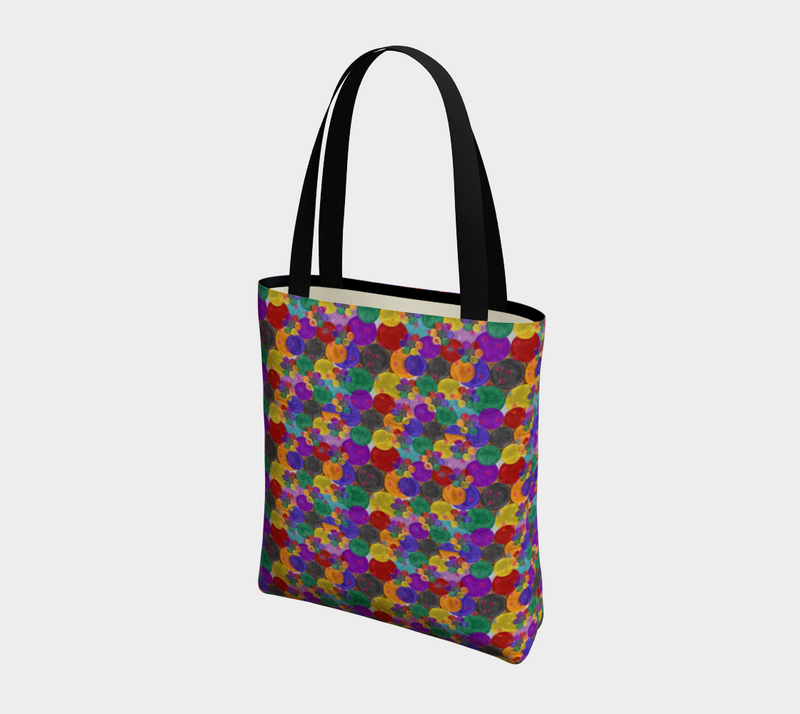 Bubbling With Pride Swany Tote Bag | LGBTQ+ Pride Decor